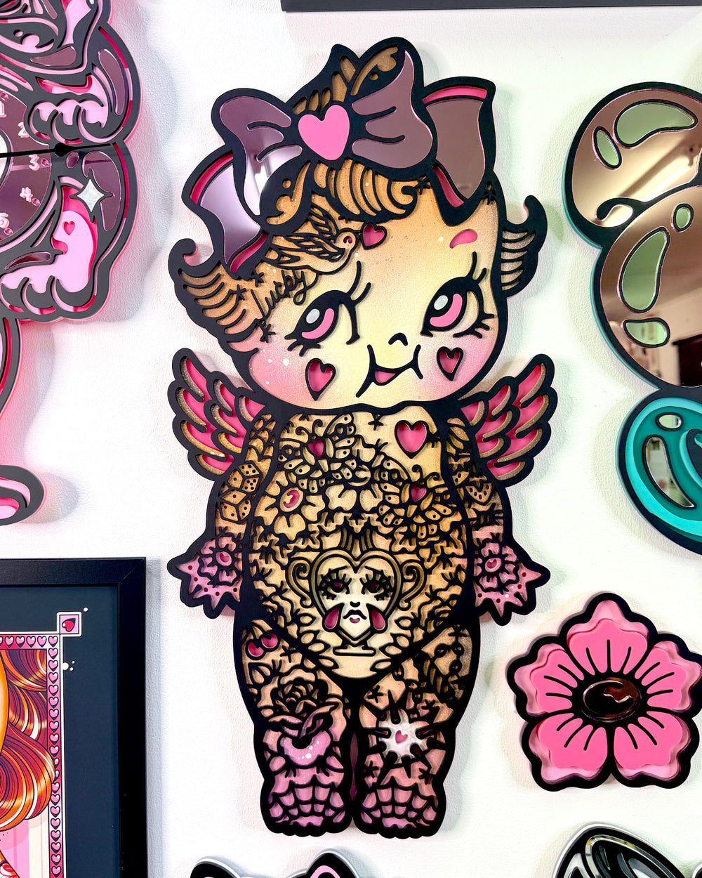 Tattooed Kewpie 60cm/23.6" (Painted #1)
