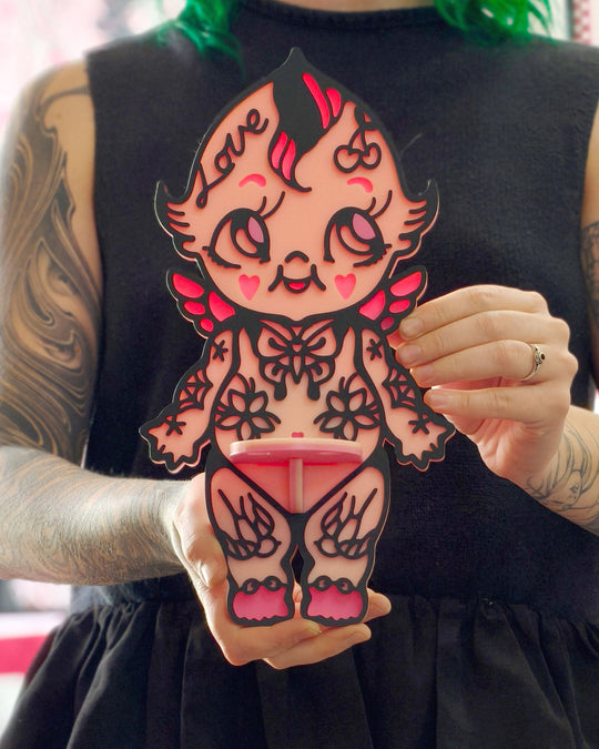 Tattooed Kewpie Shelf - Ella Mobbs