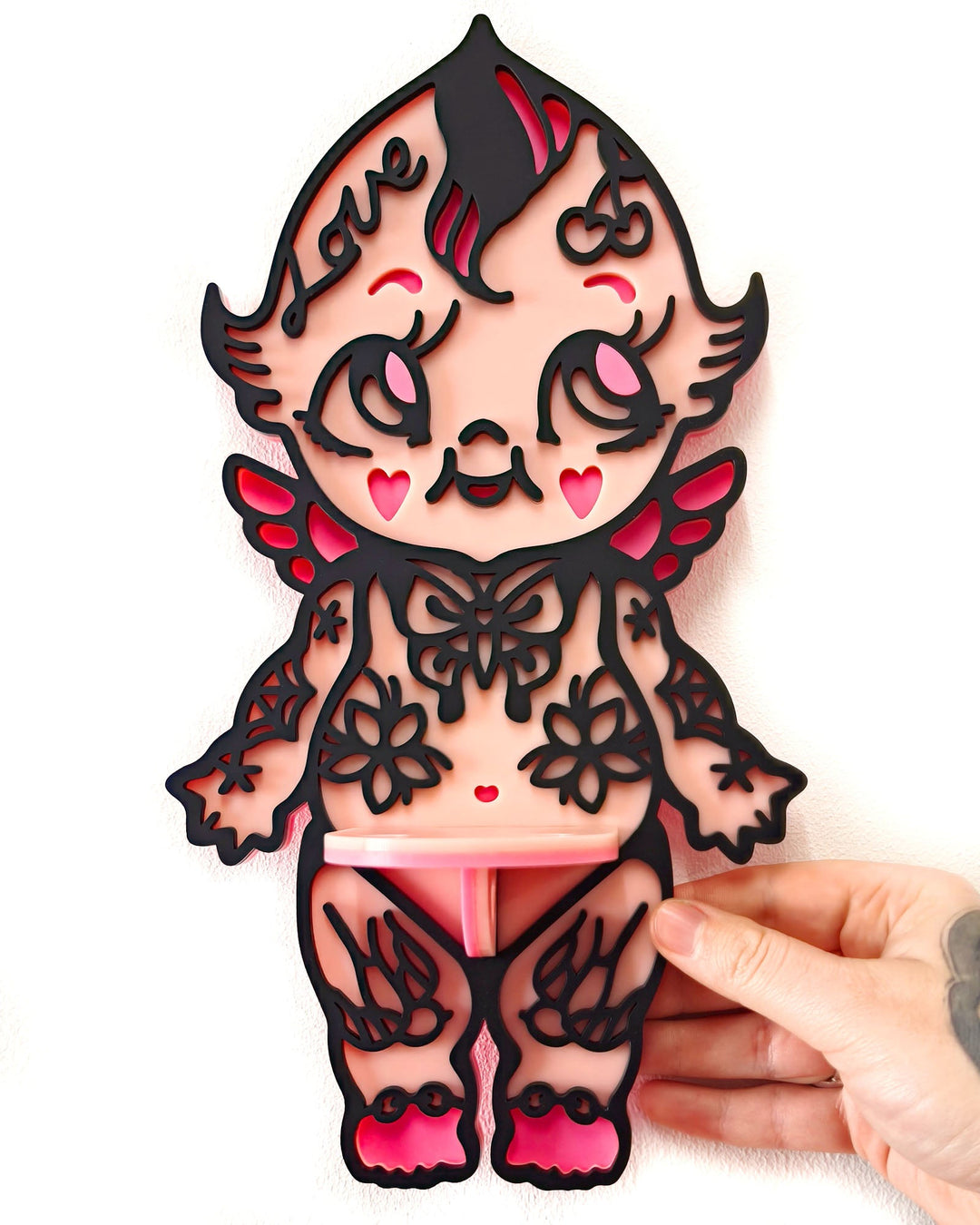 Tattooed Kewpie Shelf - Ella Mobbs