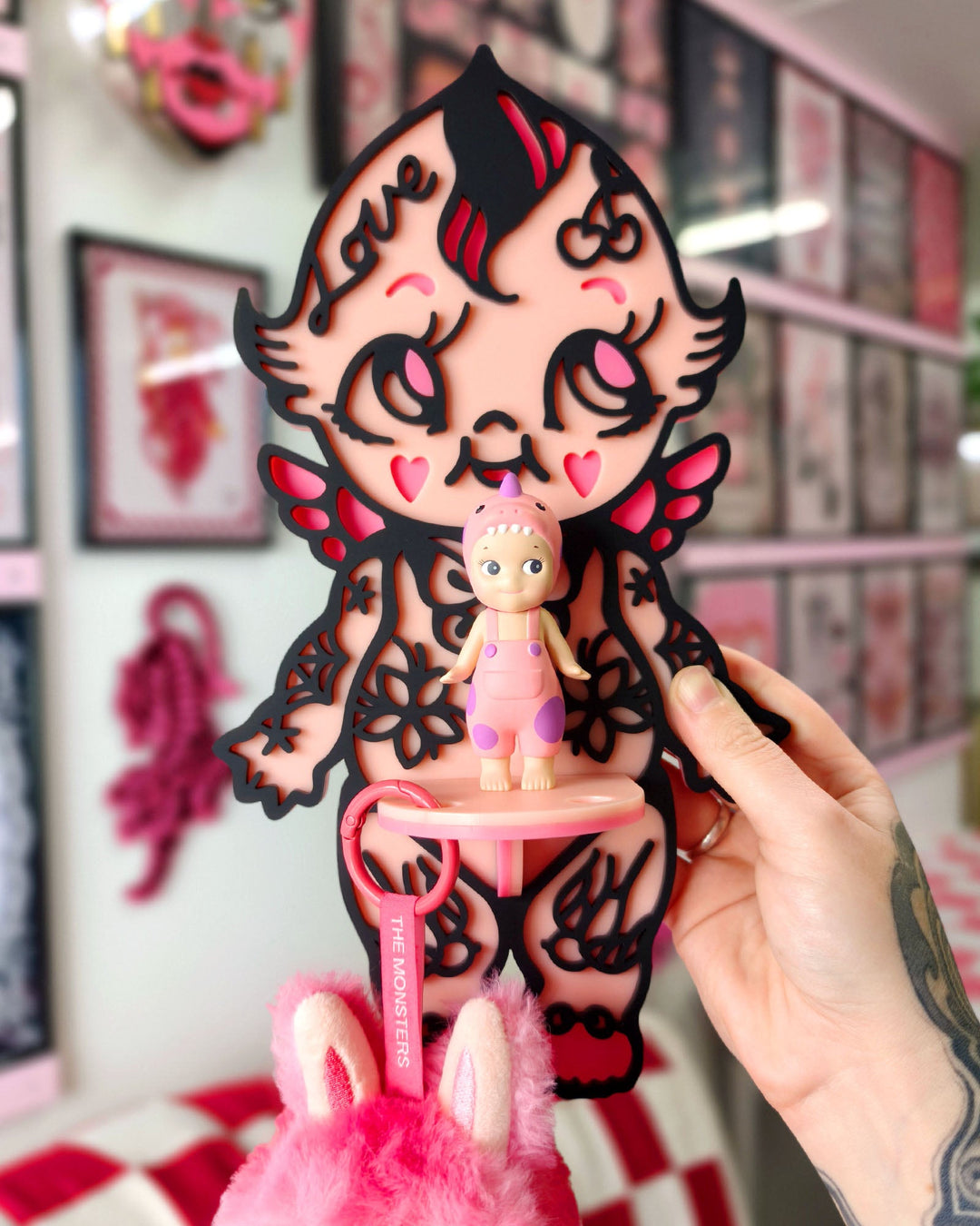 Tattooed Kewpie Shelf - Ella Mobbs