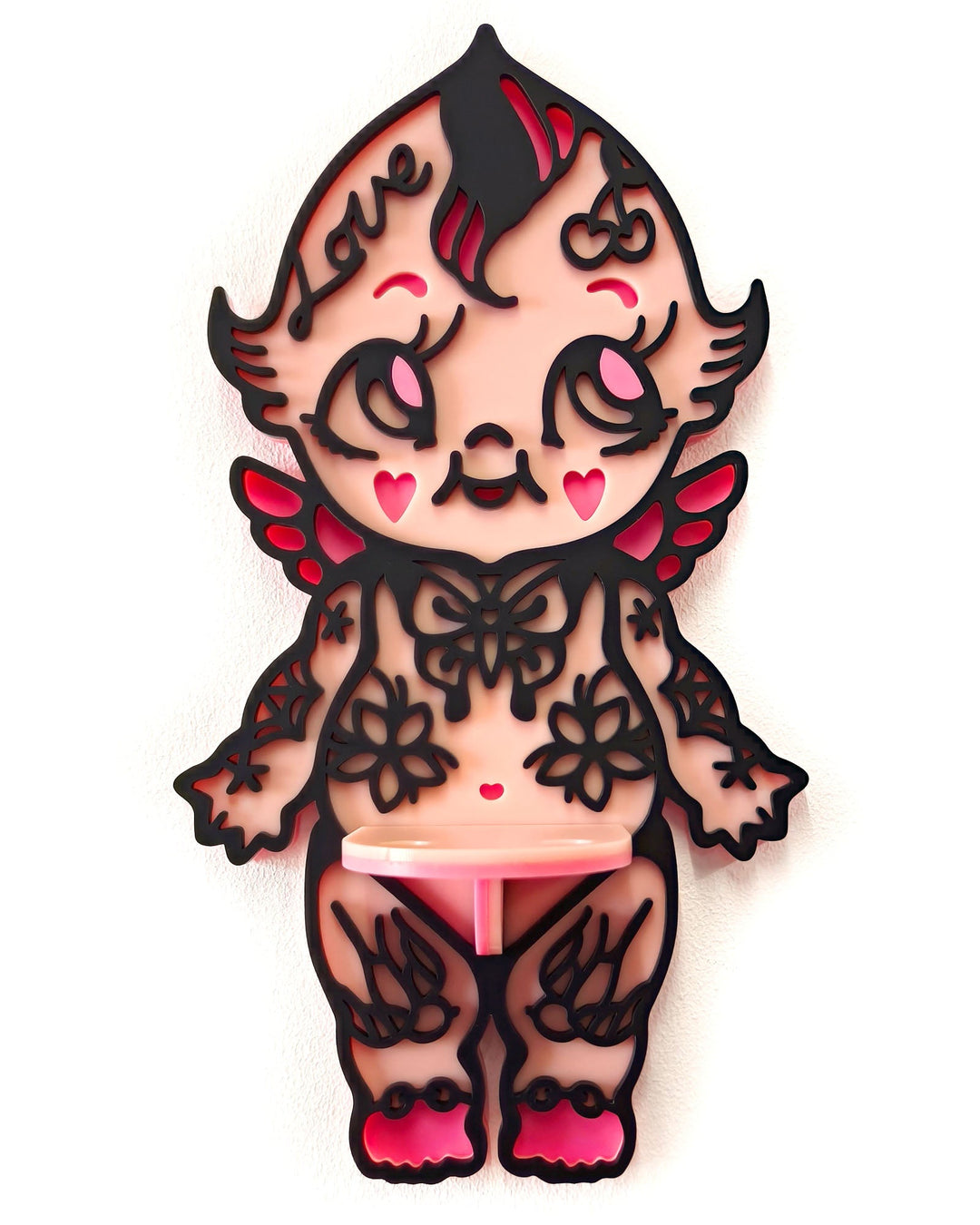 Tattooed Kewpie Shelf - Ella Mobbs