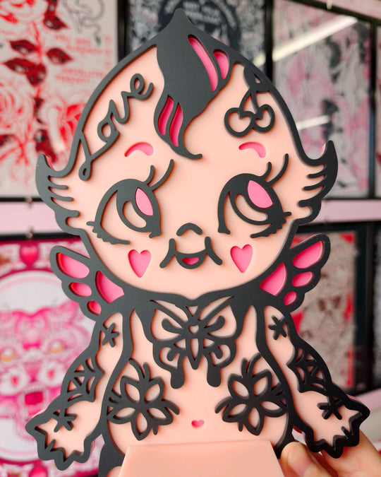 Tattooed Kewpie Shelf - Ella Mobbs