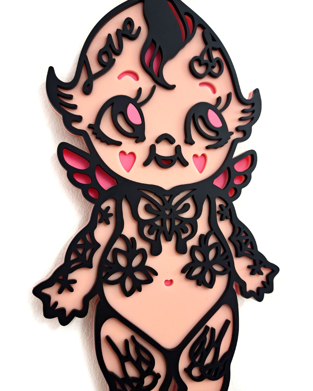Tattooed Kewpie Wall Hanging