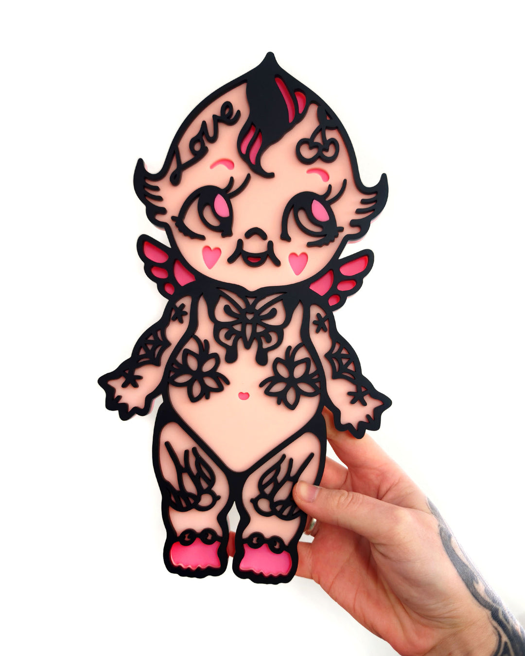 Tattooed Kewpie Wall Hanging