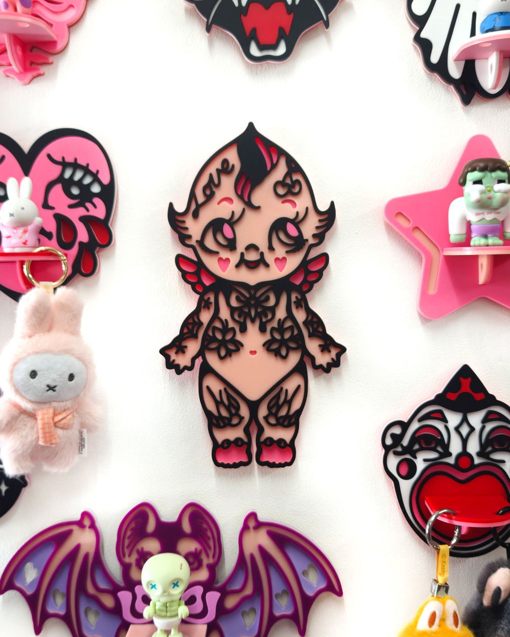 Tattooed Kewpie Wall Hanging