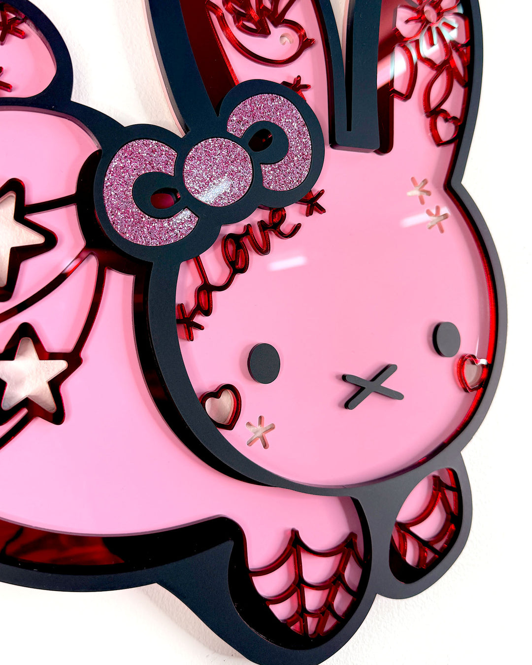 Tattooed Miffy 30cm/11.8" (Pink One-Off)
