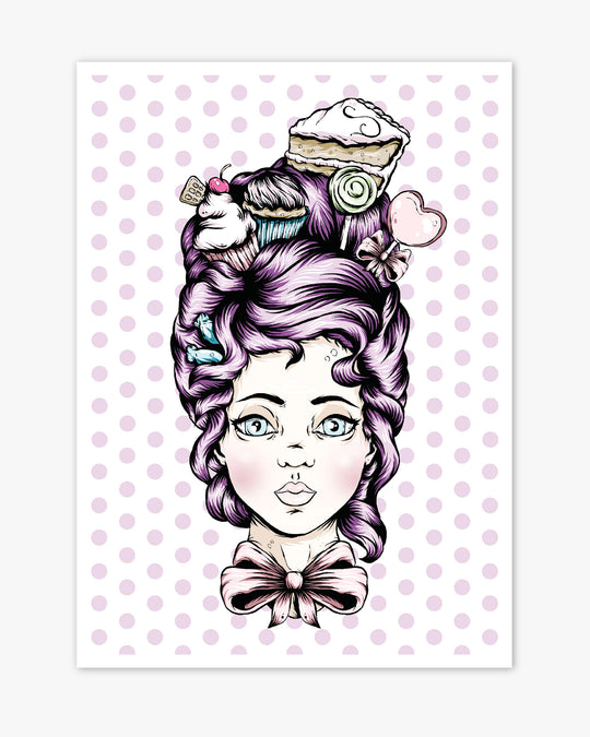 Teacake Lady Print