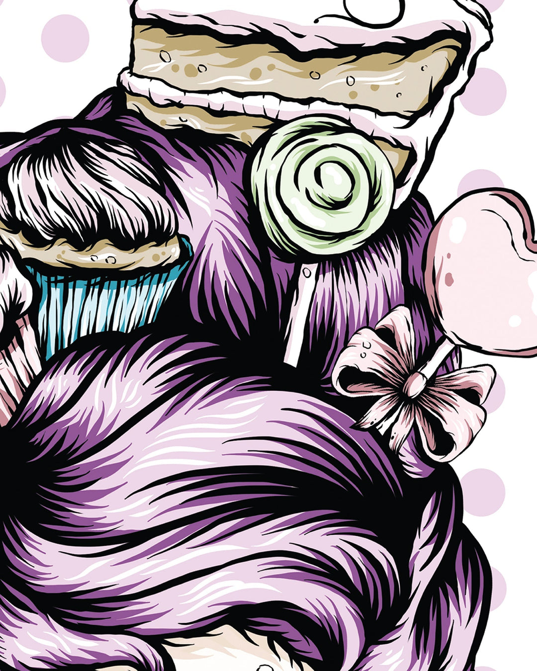 Teacake Lady Print - Ella Mobbs