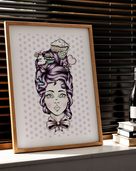 Teacake Lady Print - Ella Mobbs