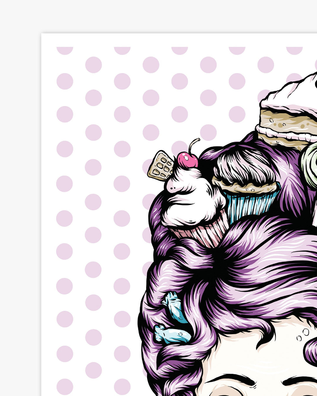 Teacake Lady Print - Ella Mobbs