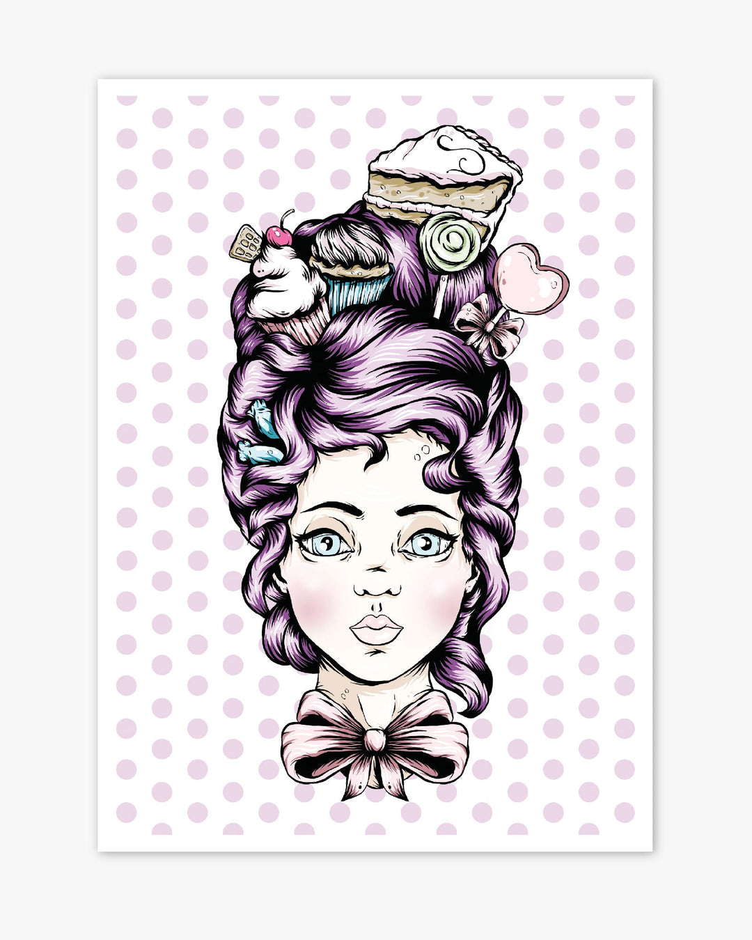 Teacake Lady Print - Ella Mobbs