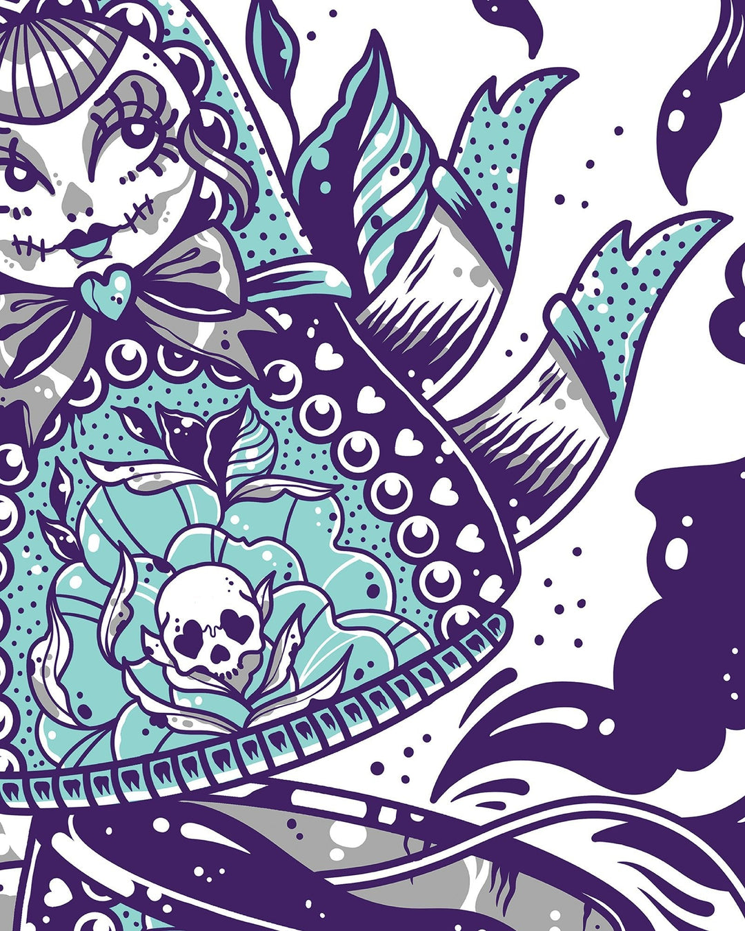 Teapot Dolly with Ghost Print - Ella Mobbs