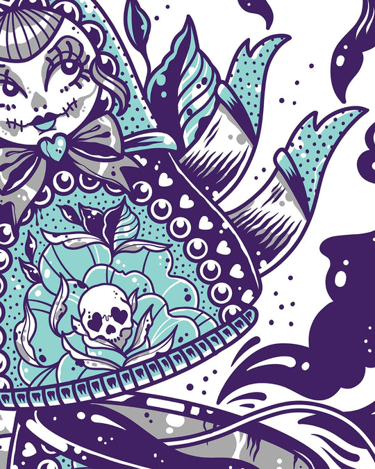 Teapot Dolly with Ghost Print - Ella Mobbs