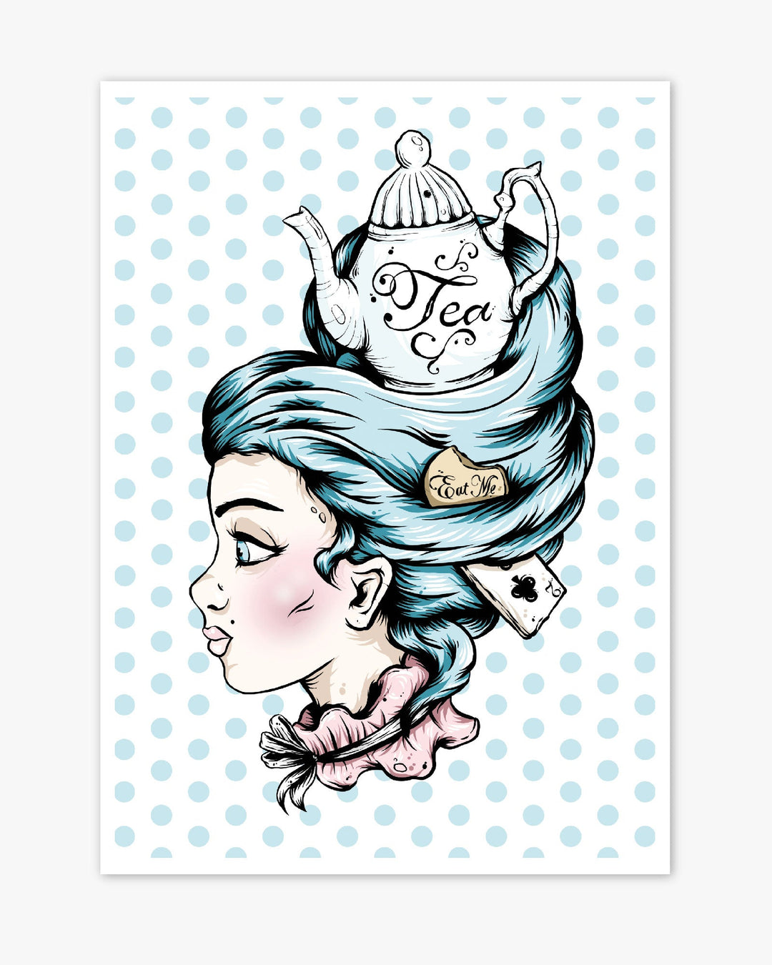 Teapot Lady Print - Ella Mobbs