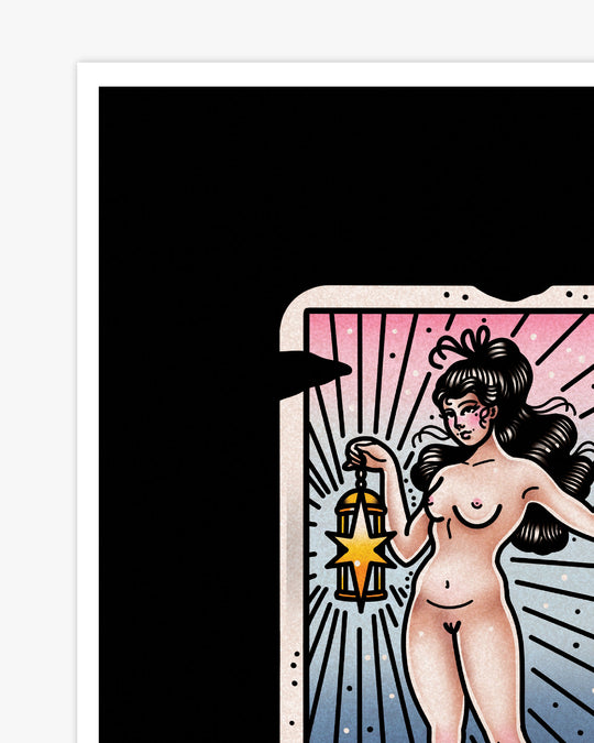 The Hermit Tarot Print