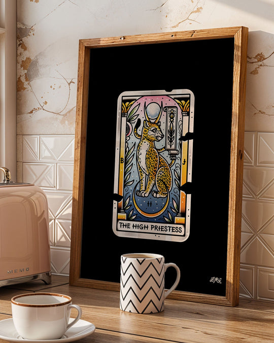 The High Priestess Tarot Print - Ella Mobbs