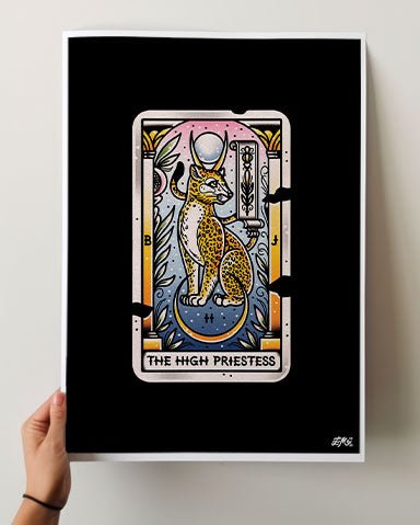 The High Priestess Tarot Print - Ella Mobbs