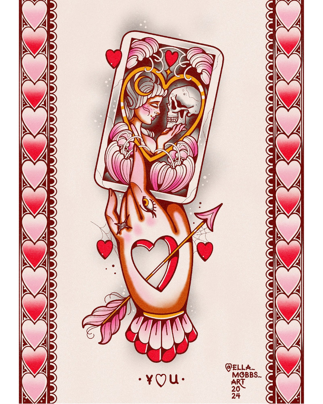 The Lovers Tarot Print - EllaMobbs