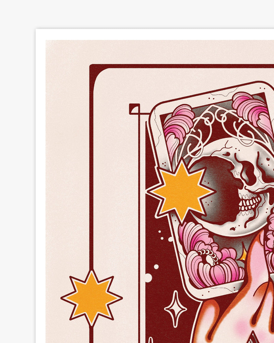 The Moon Tarot Print - Ella Mobbs