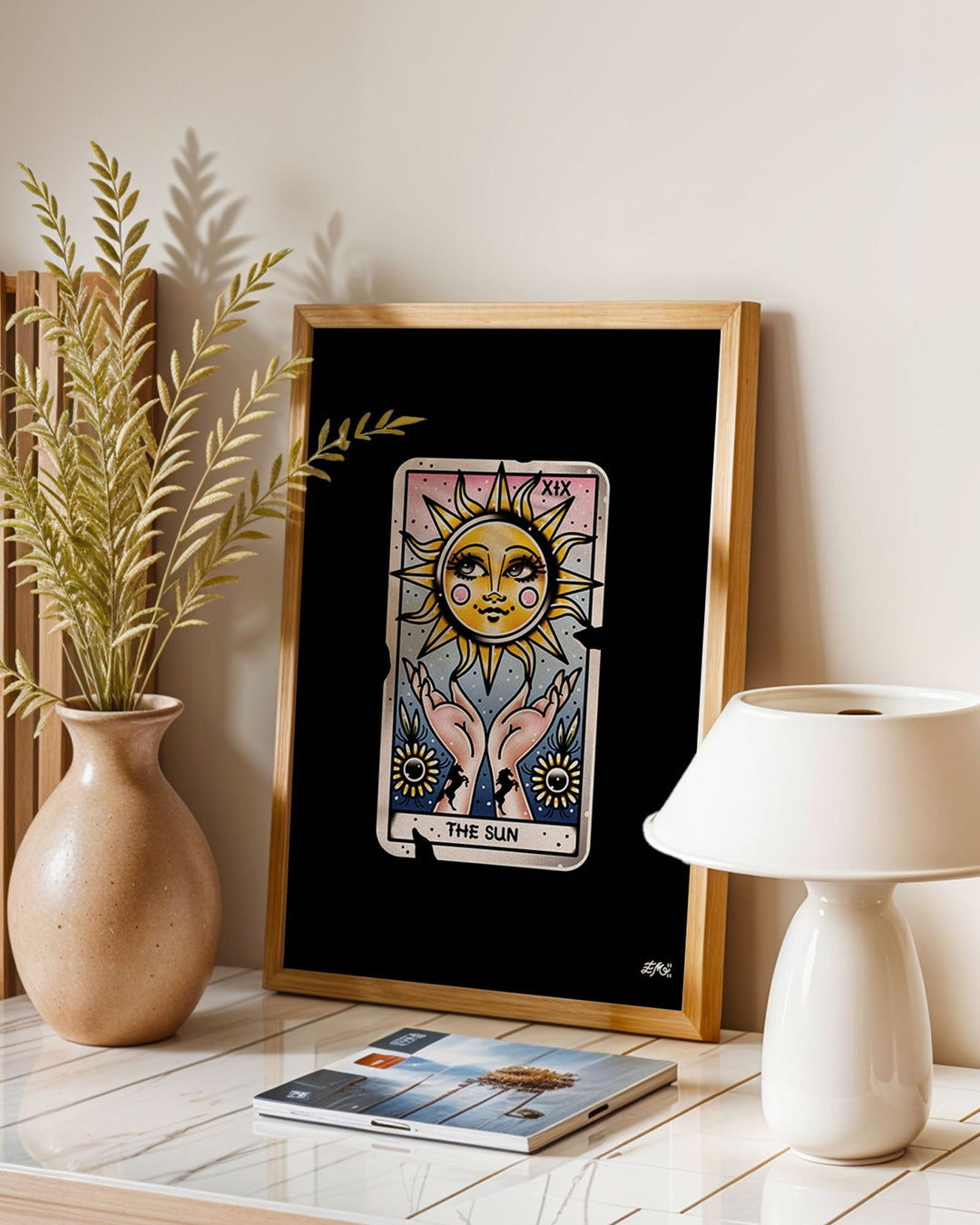 The Sun Tarot Print - Ella Mobbs