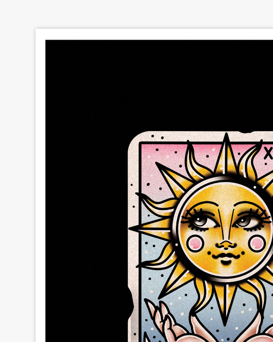 The Sun Tarot Print - Ella Mobbs