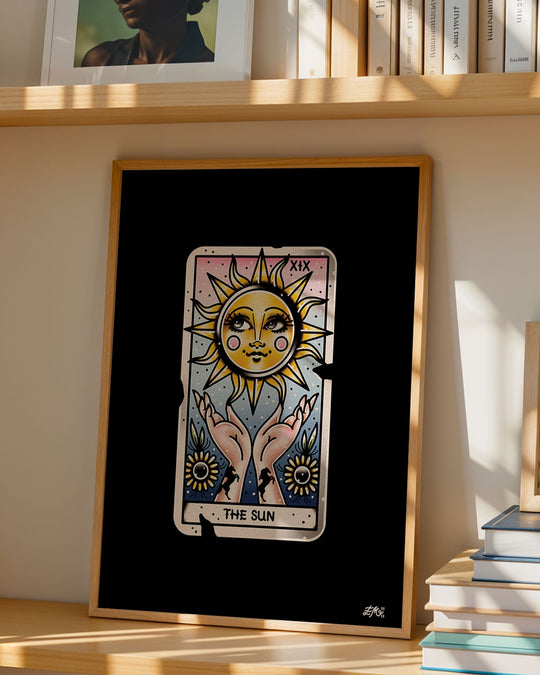The Sun Tarot Print - Ella Mobbs