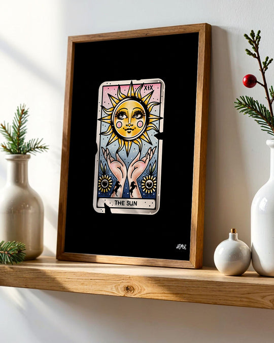 The Sun Tarot Print - Ella Mobbs