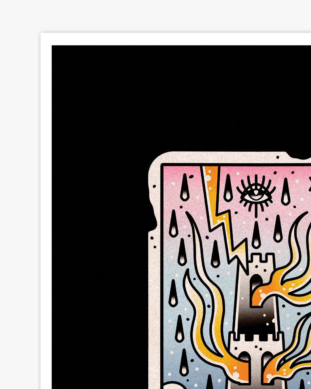 The Tower Tarot Print