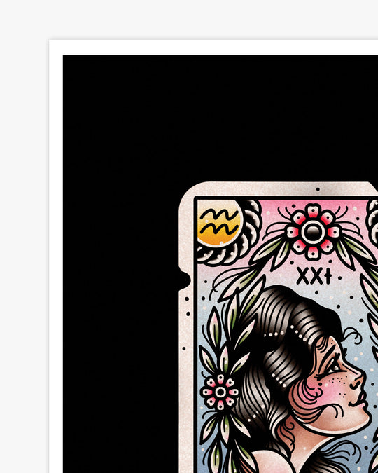 The World Tarot Print