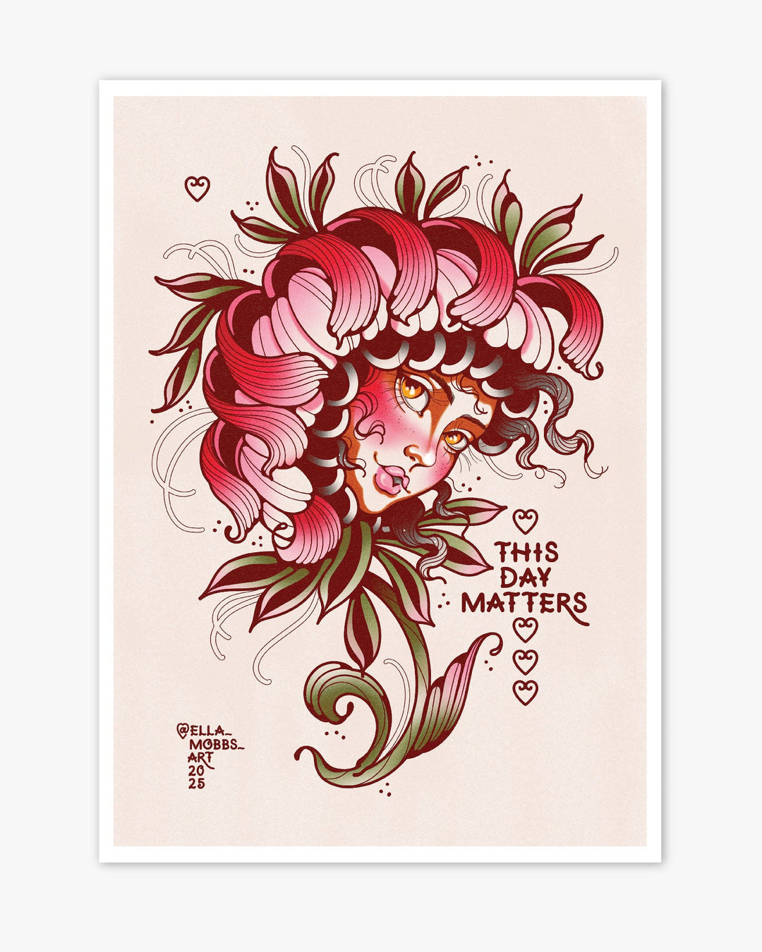 This Day Blooms Print - Ella Mobbs