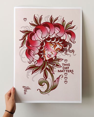 This Day Blooms Print - Ella Mobbs
