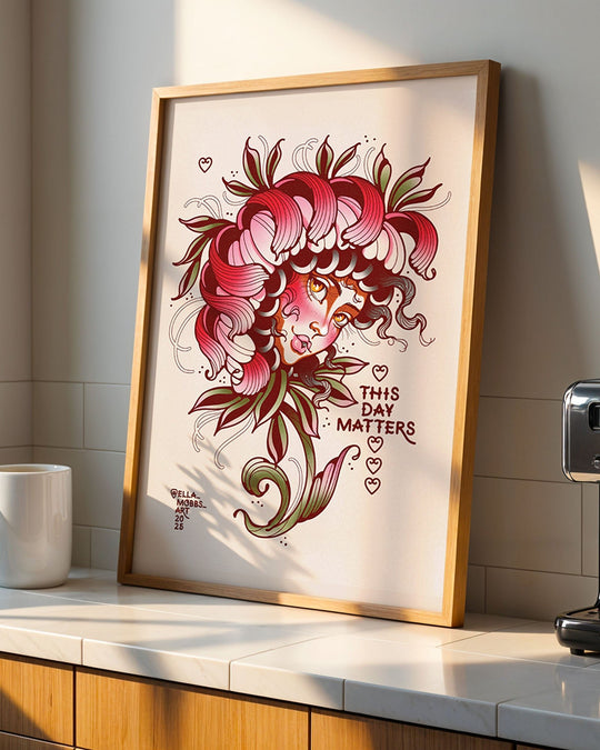 This Day Blooms Print - Ella Mobbs