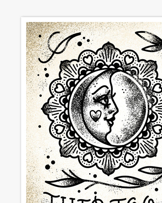 This Too Shall Pass Sun and Moon Print - Ella Mobbs