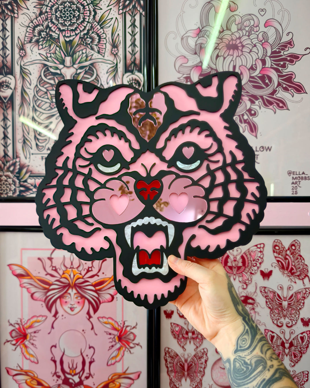 Tiger Head Wall Hanging