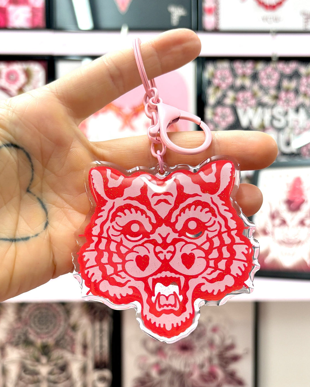 Tiger Key Ring - Ella Mobbs