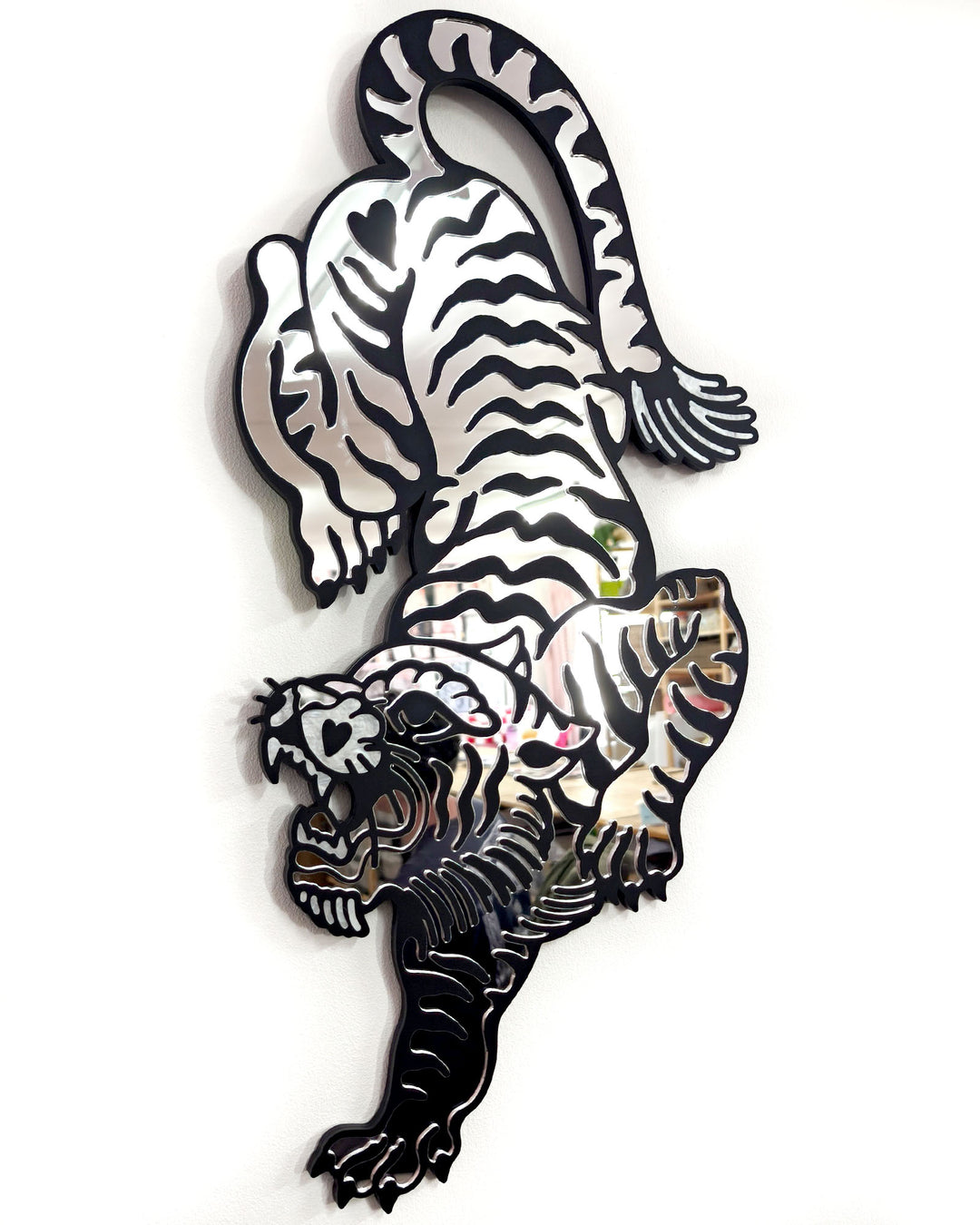 Tiger Wall Hanging (Silver/Seconds)