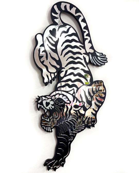 Tiger Wall Hanging (Silver/Seconds)