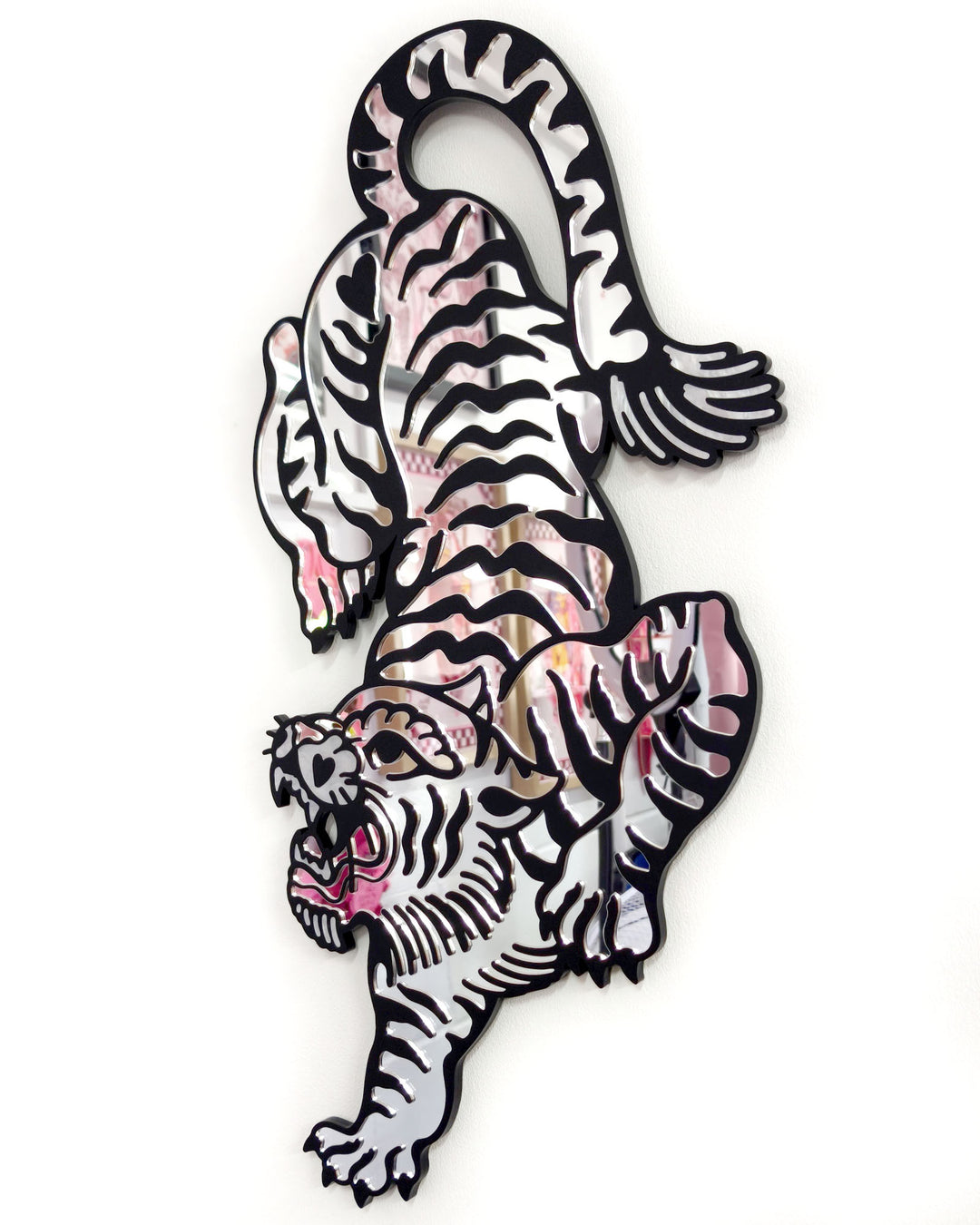Tiger Wall Hanging (Silver/Seconds)