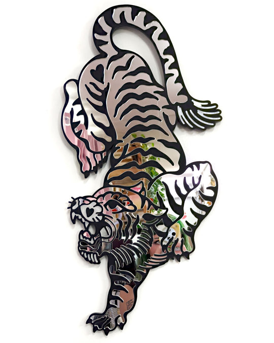 Tiger Wall Hanging (Silver/Seconds)
