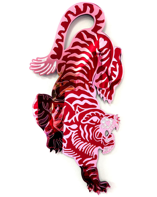 Tiger Wall Hanging (Red/Sample)