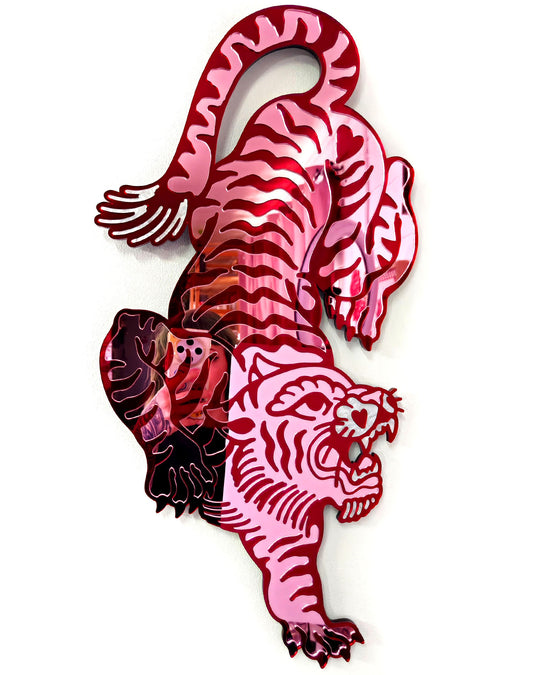 Tiger Wall Hanging (Pink/Seconds)
