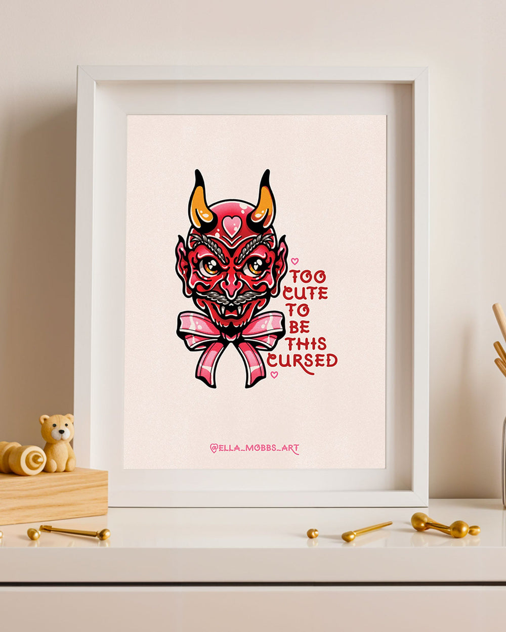 Too Cute Devil Print - Ella Mobbs