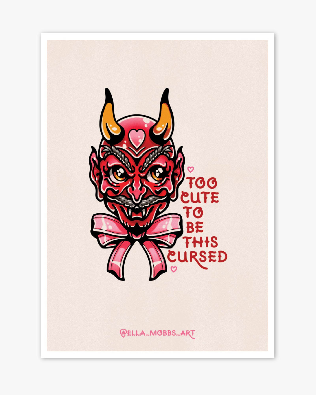 Too Cute Devil Print - Ella Mobbs