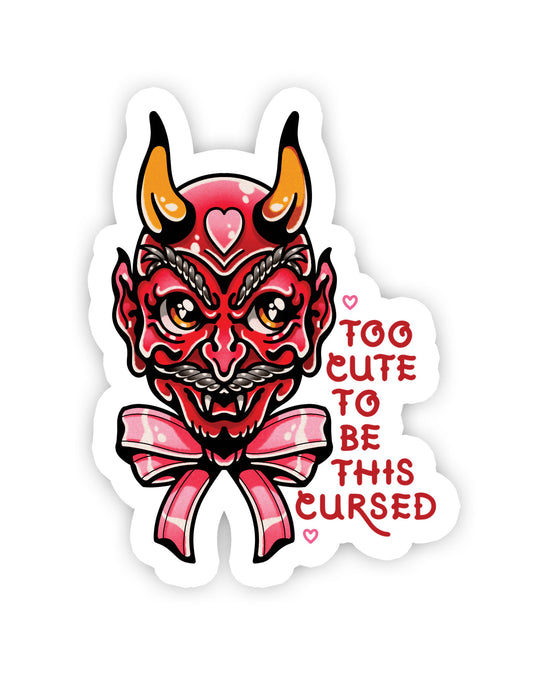 Too Cute Devil Sticker