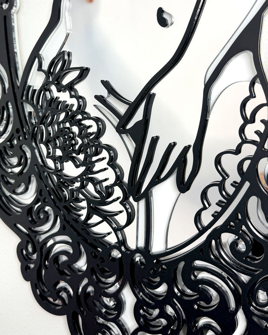 Ornate Torso 60cm/23.6" (Silver)