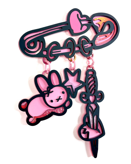 Trinket Pin 30cm/11.8" (Painted One-off)