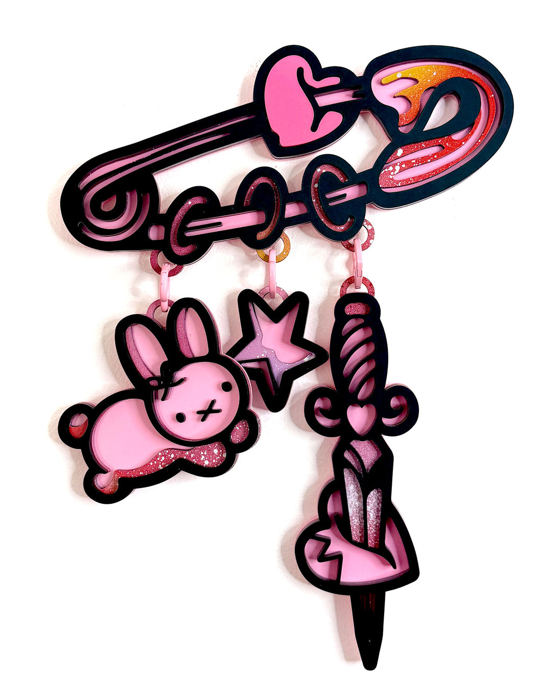 Trinket Pin 30cm/11.8" (Painted One-off)