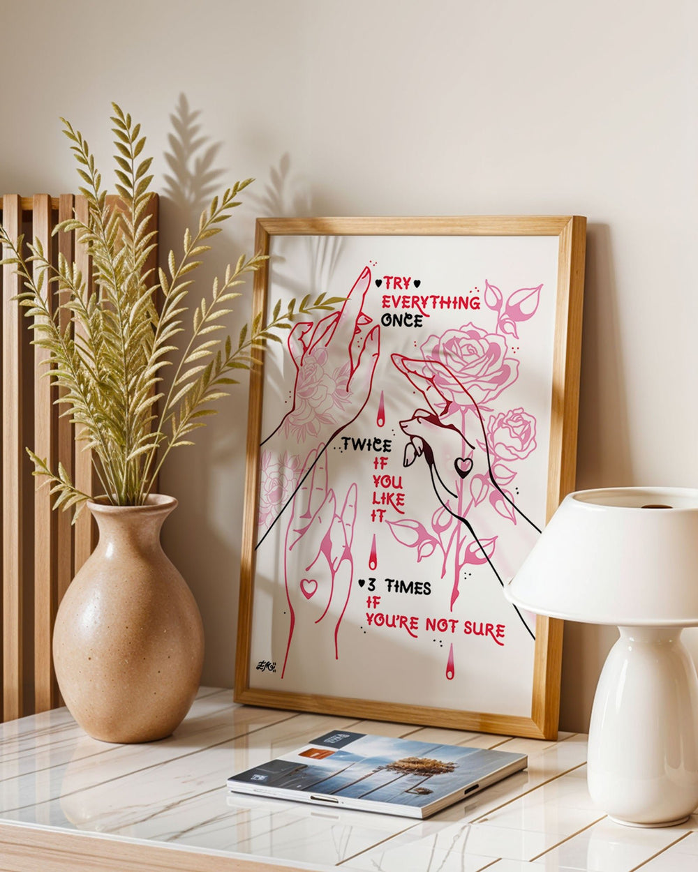 Try Everything Print - Ella Mobbs