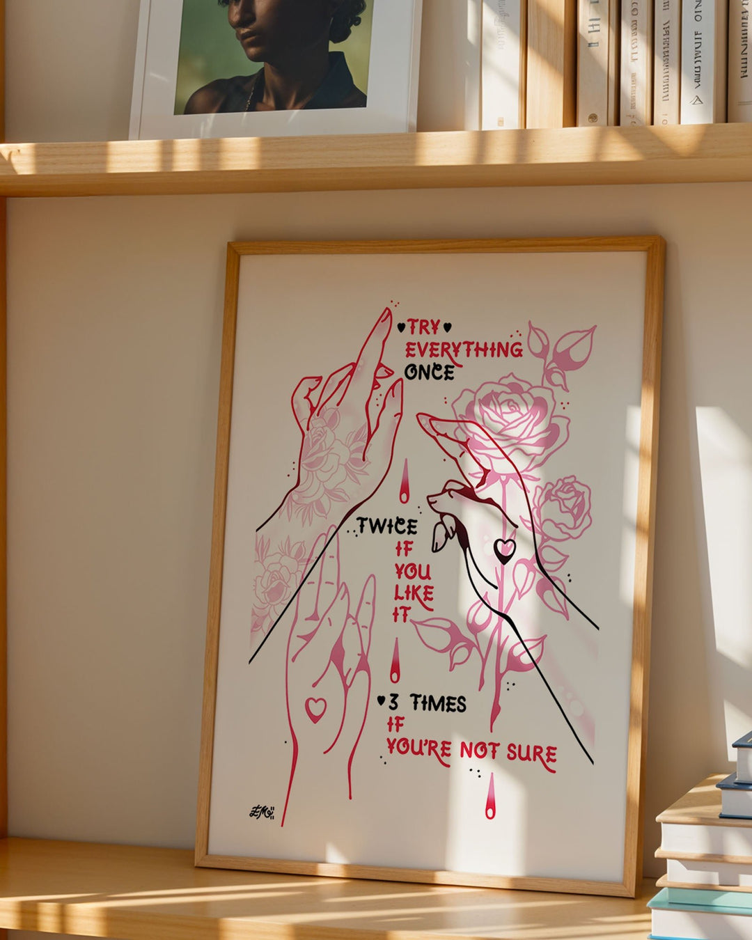 Try Everything Print - Ella Mobbs