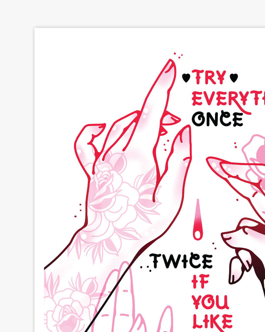 Try Everything Print - Ella Mobbs
